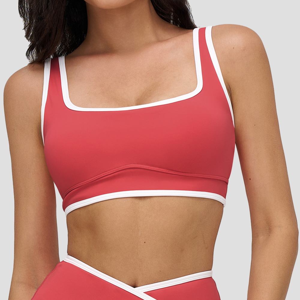 SculptV™ Contrast Square Sports Bra