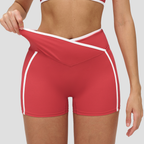 SculptV™ Cross-Waist Training Shorts