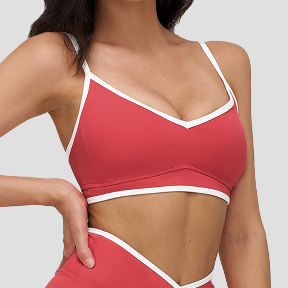 V-Trim Adjustable Sports Bra