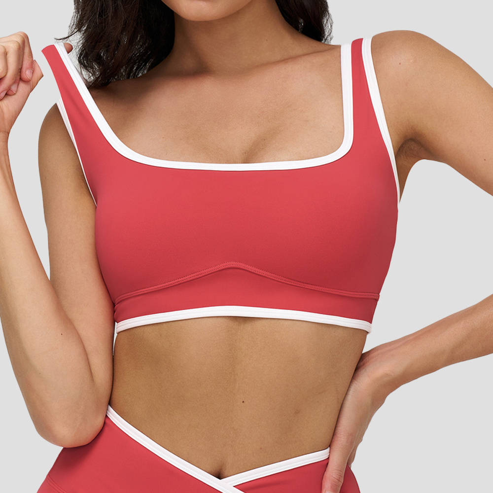 SculptV™ Contrast Square Sports Bra