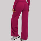 FlowEase High-Waisted Wide Leg Pants