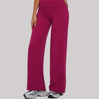 FlowEase High-Waisted Wide Leg Pants