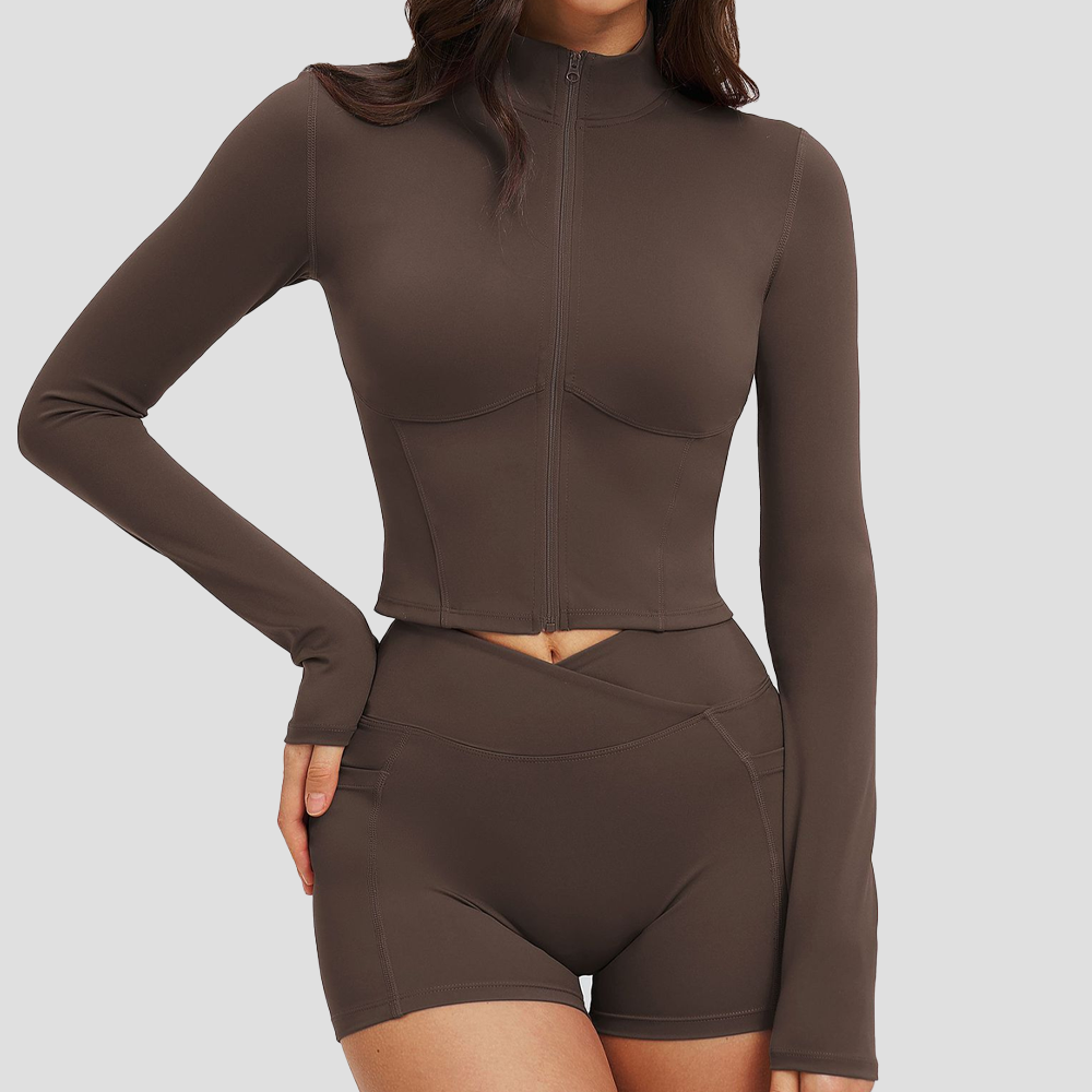 SculptZip™ Contour Long Sleeve Top