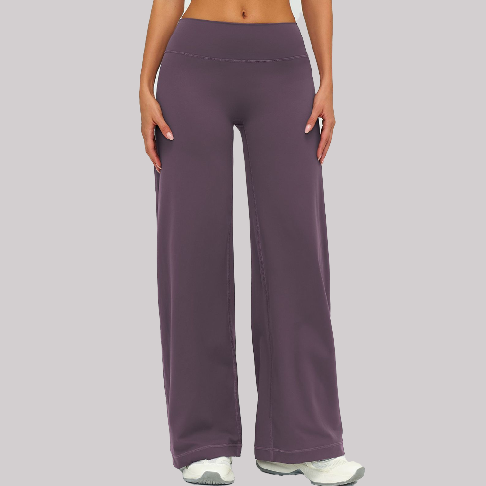 FlowEase High-Waisted Wide Leg Pants