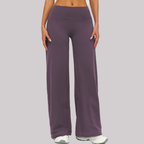 FlowEase High-Waisted Wide Leg Pants