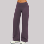 FlowEase High-Waisted Wide Leg Pants