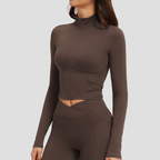 SculptZip™ Contour Long Sleeve Top