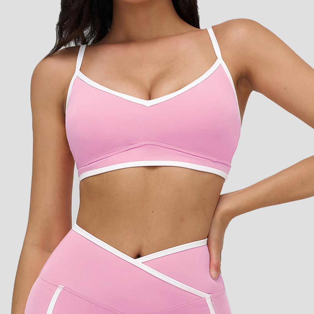 V-Trim Adjustable Sports Bra