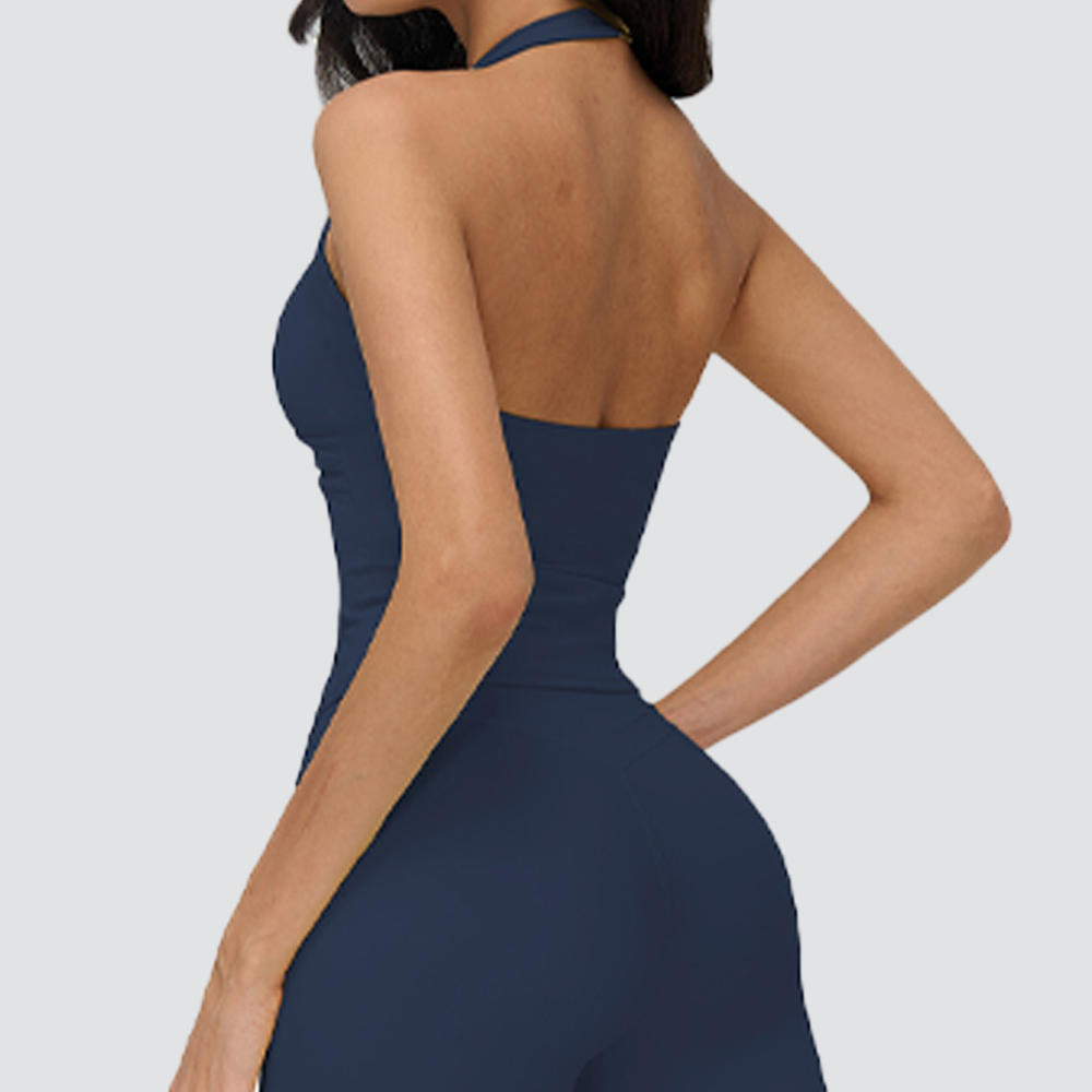 Cross Sculpt Halter Yoga Tank