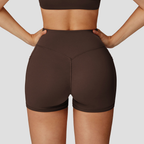 V-Curve™ Cross Waist Biker Shorts