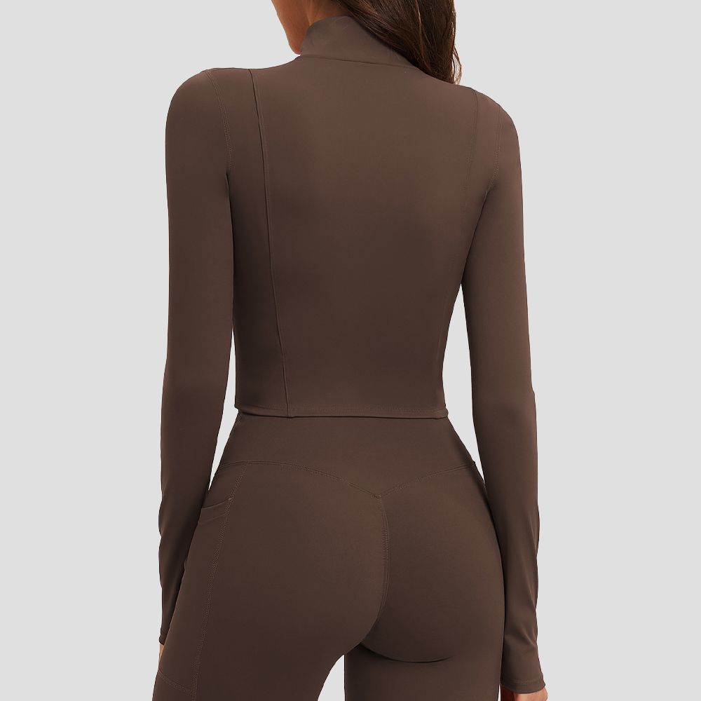 SculptZip™ Contour Long Sleeve Top