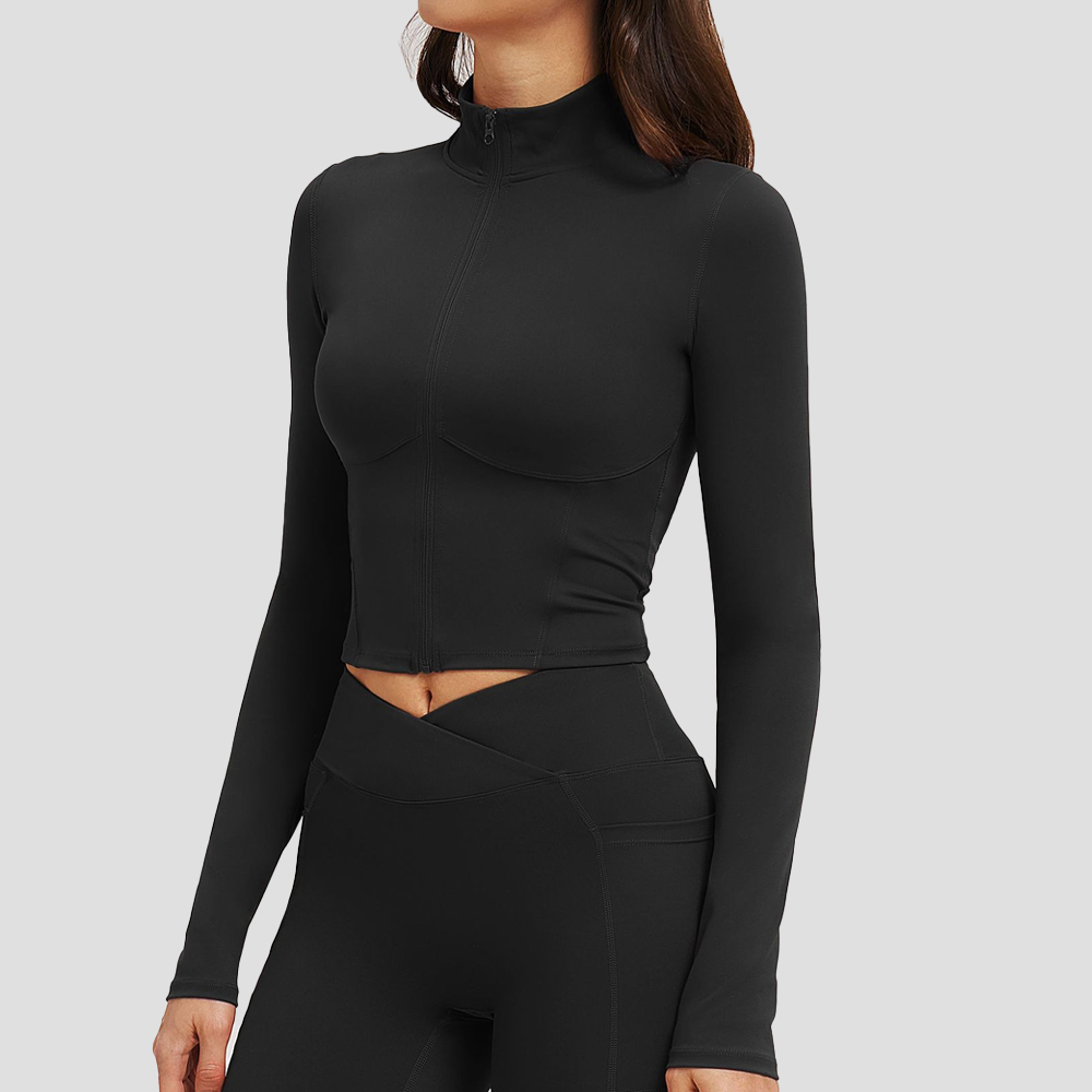 SculptZip™ Contour Long Sleeve Top