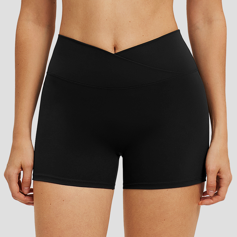 SculptFlow™ Cross-Waist Sculpt Shorts
