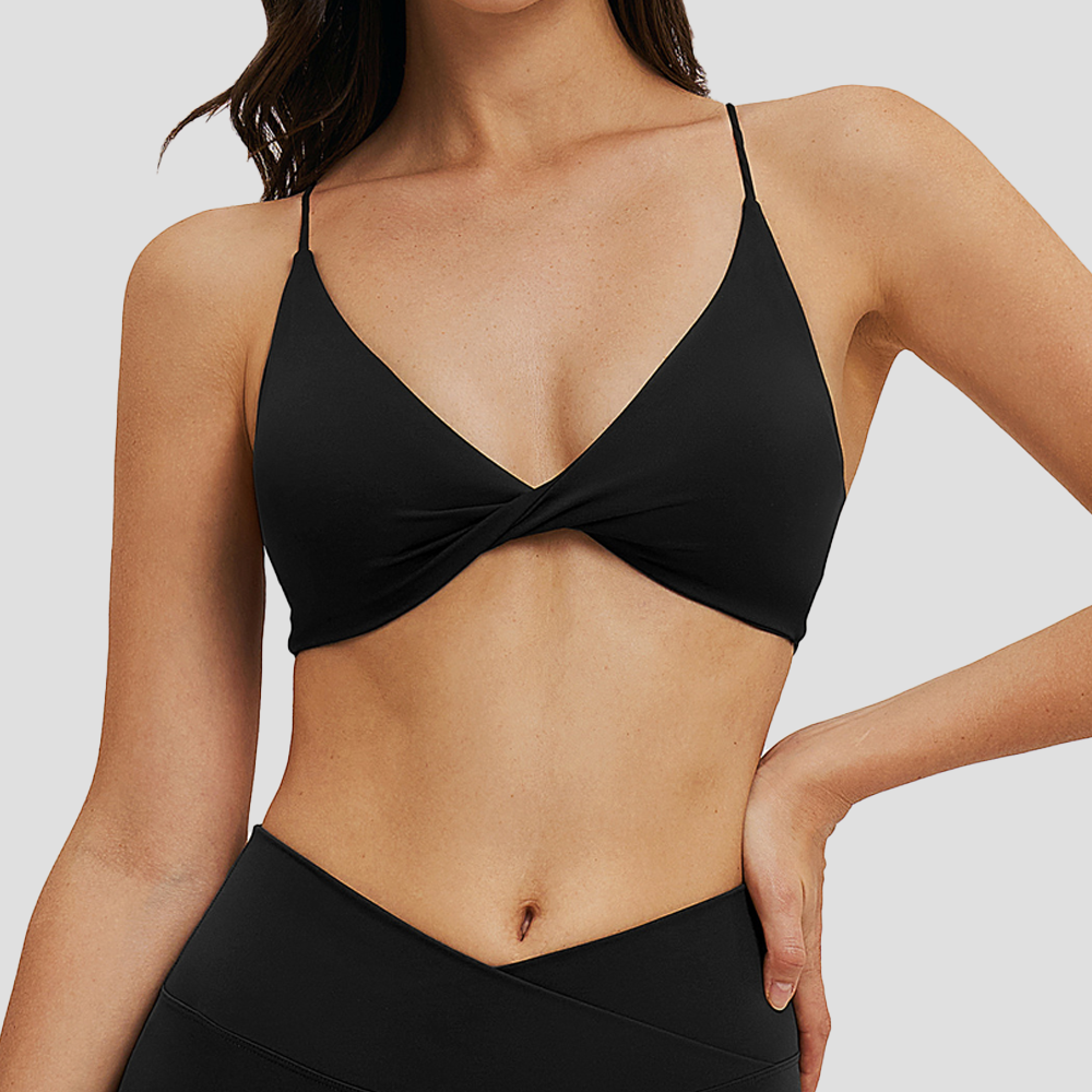 SculptFlow™ Twist Back Sports Bra