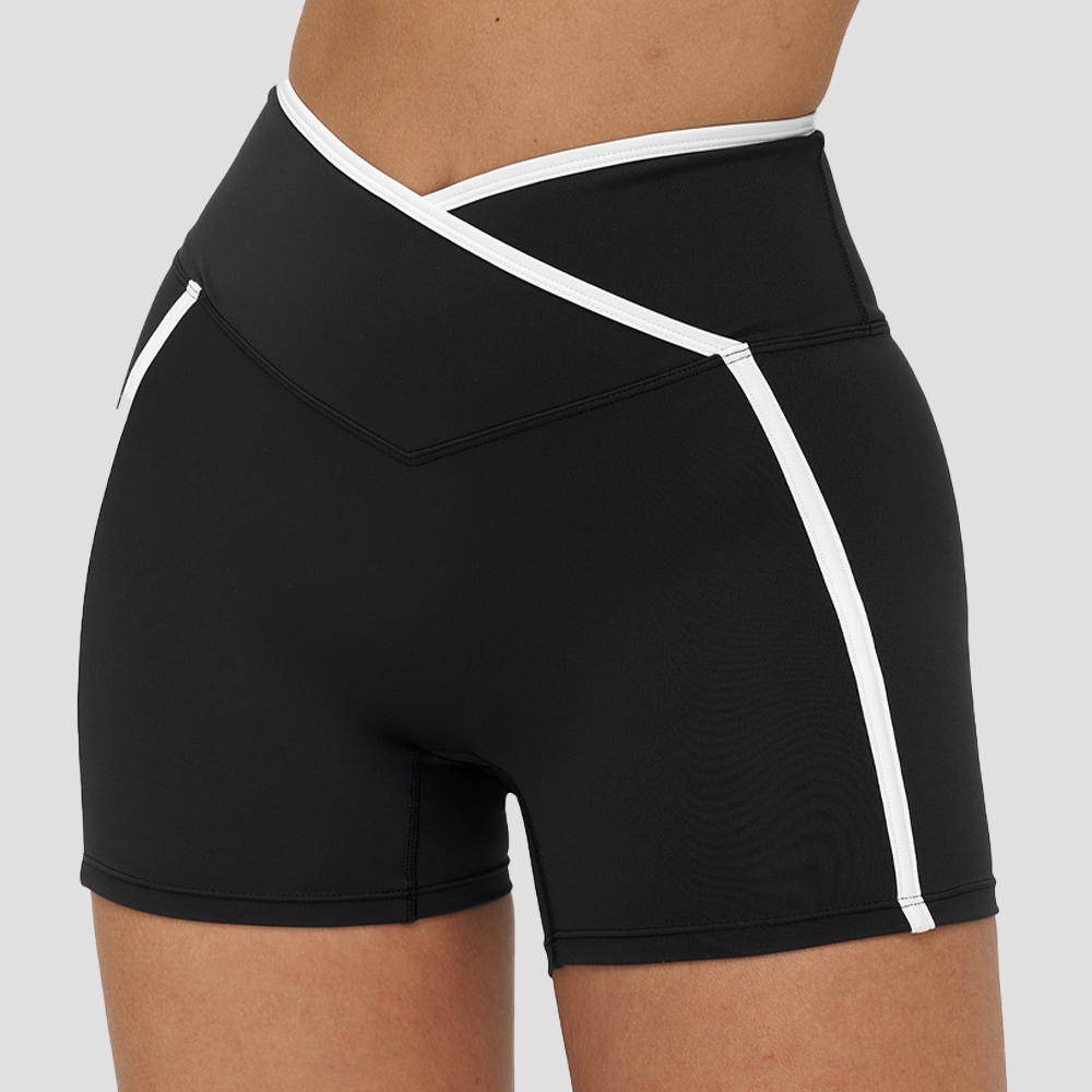 SculptV™ Cross-Waist Training Shorts