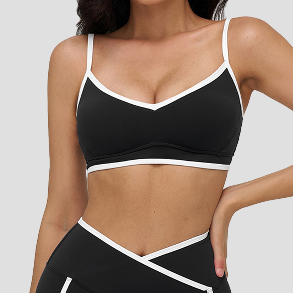 V-Trim Adjustable Sports Bra