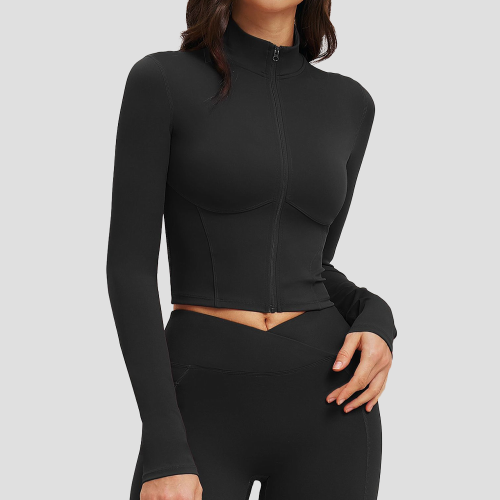SculptZip™ Contour Long Sleeve Top